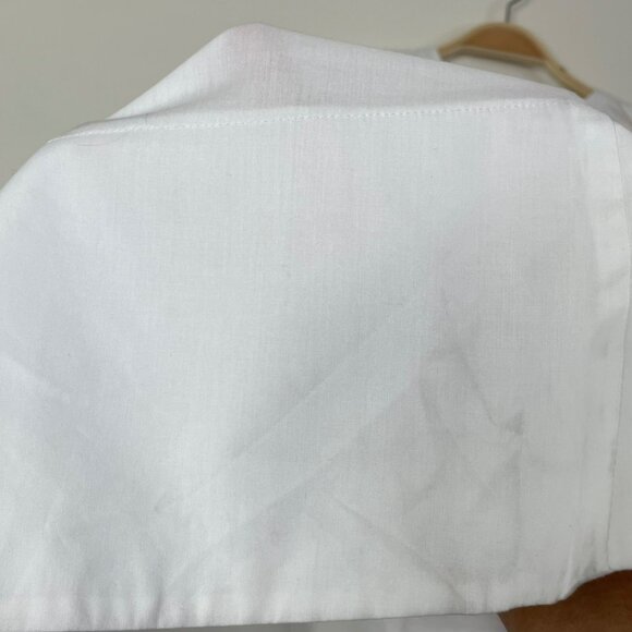 Madewell Tie-Waist Button-Front Midi Dress‎ in Poplin White Size Small NWT - Picture 14 of 14